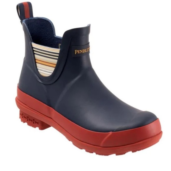 Pendleton Shoes - Pendleton WOMEN'S BRIDGER STRIPE WESTERN CHELSEA RAIN BOOT 9 • NWOT